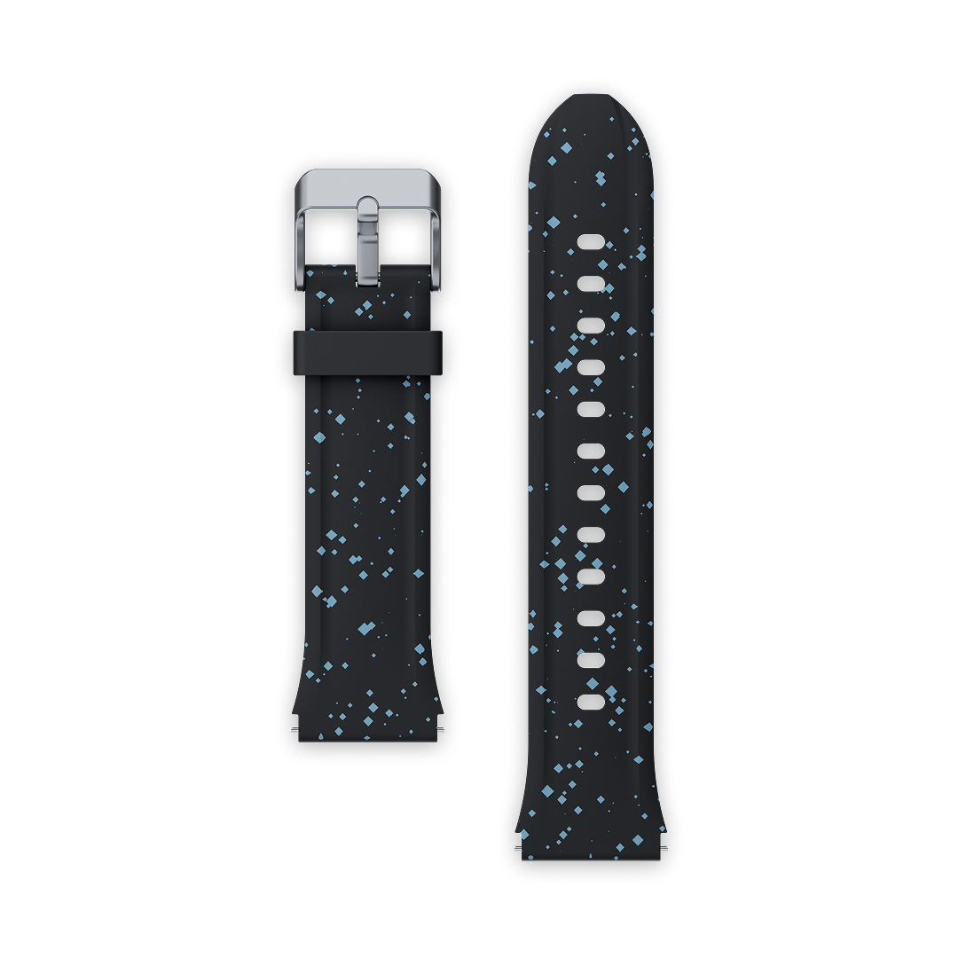 Silikon strap with playful "Dotty" KLOKI motif