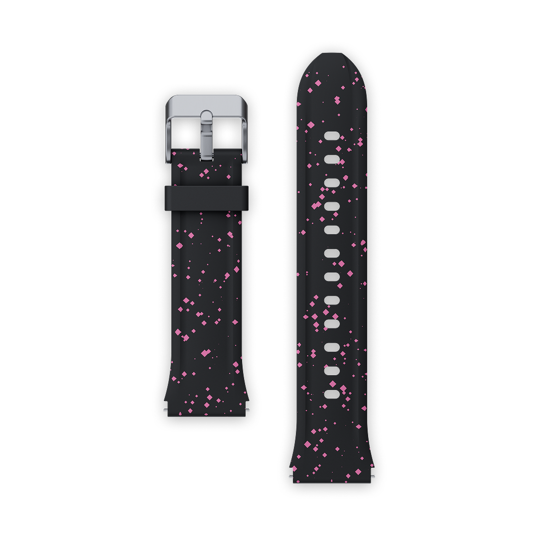 Silikon strap with playful "Dotty" KLOKI motif