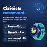 Dětské volací GPS hodinky KLOKI Moon - Modré