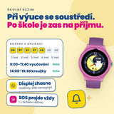 Dětské volací GPS hodinky KLOKI Moon - Modré
