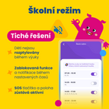 Dětské volací GPS hodinky KLOKI Star - Růžové + Dárek