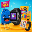 Back to School Balíček MAX: Detské GPS hodinky s volaním KLOKI Star - Čierne