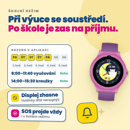 Detské volacie GPS hodinky KLOKI Moon - Modré