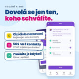 Detské volacie GPS hodinky KLOKI Moon - Modré