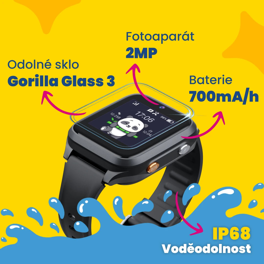 Kids' GPS Calling Watch KLOKI Star - Black | Promo Bundle