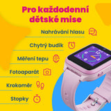 Dětské volací GPS hodinky KLOKI Star - Černé + Dárek