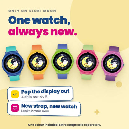 KLOKI Moon Kids GPS Calling Watch - Pink