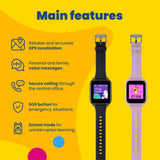 Children's GPS Calling Watch KLOKI Star - Black + Gift