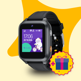 Dětské volací GPS hodinky KLOKI Star - Černé + Dárek