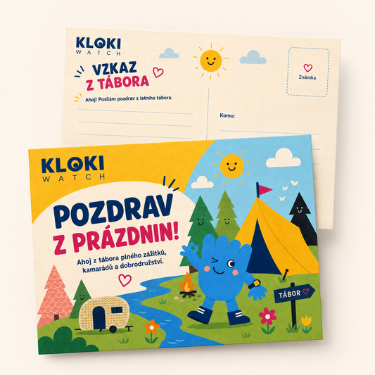 Pohľadnica z tábora - KLOKI pozdrav z prázdnin