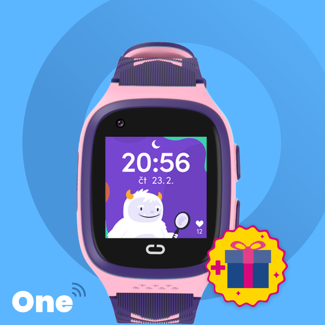 Detské volacie GPS hodinky KLOKI One - Ružové