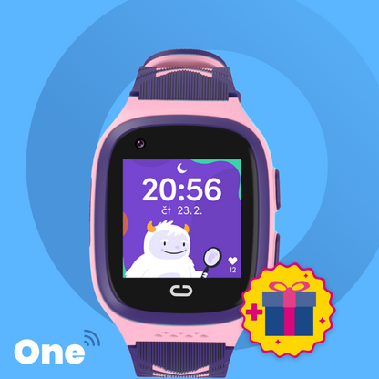 Detské volacie GPS hodinky KLOKI One - Ružové