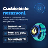Detské volacie GPS hodinky KLOKI Moon - Ružové
