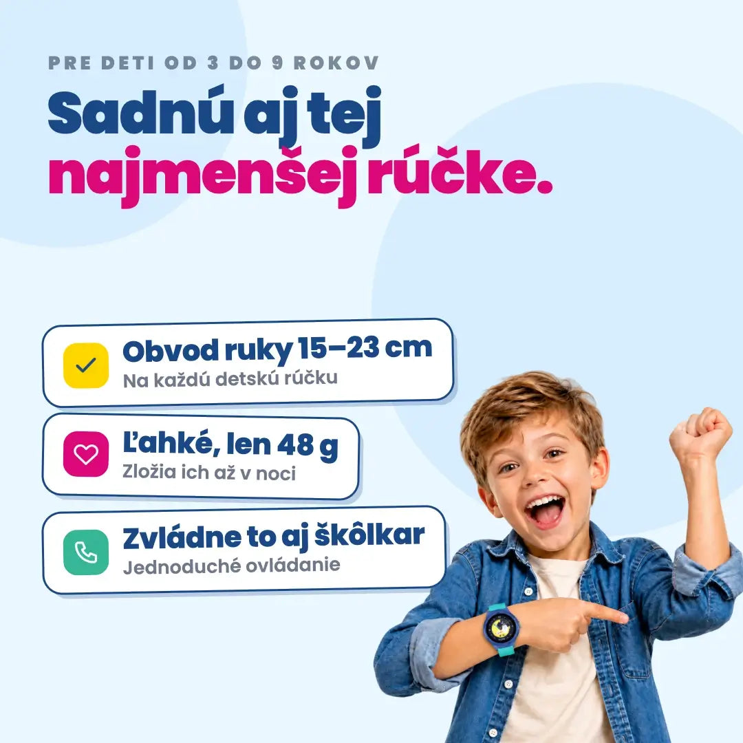 Detské volacie GPS hodinky KLOKI Moon - Ružové