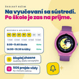Detské volacie GPS hodinky KLOKI Moon - Ružové