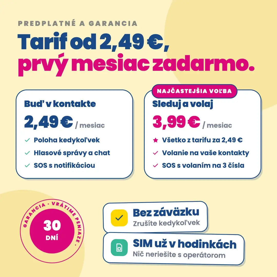 Detské volacie GPS hodinky KLOKI Moon - Ružové