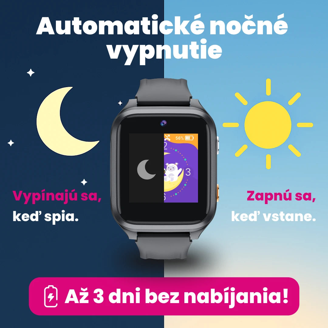 Detské volacie GPS hodinky KLOKI Star - Čierne