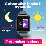 Detské volacie GPS hodinky KLOKI Star - Čierne