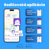 Detské volacie GPS hodinky KLOKI Star - Čierne