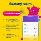 Detské volacie GPS hodinky KLOKI Star - Čierne