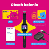 Detské volacie GPS hodinky KLOKI Star - Čierne