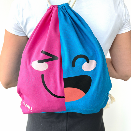 KLOKI backpack - guardian of indoor shoes and PE gear