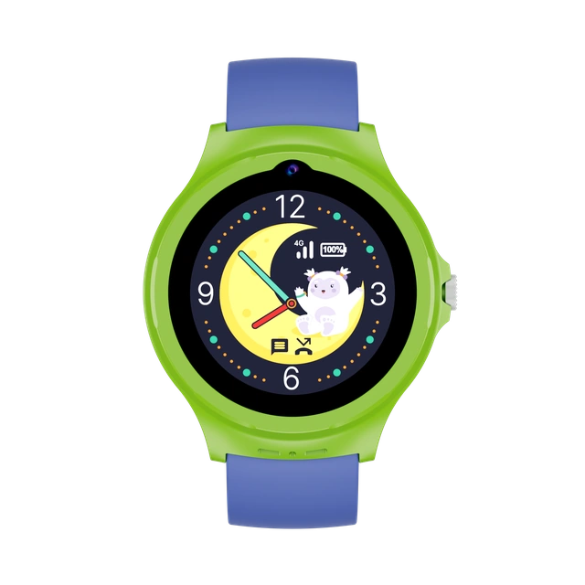 Spare blue and green strap with a frame