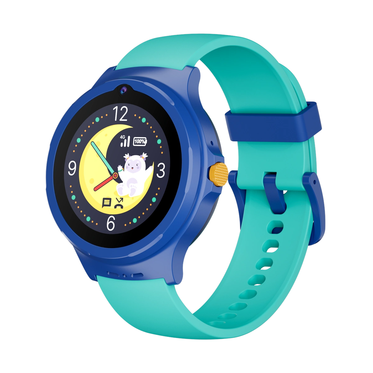 KLOKI Moon watch in blue and turquoise